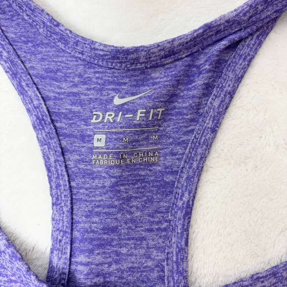 Nike DRI-FIT Purple Racer Back Tanktop Womens Size M - Picture 9 of 10